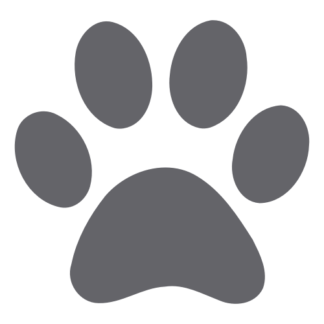 Paw Decal (Grey)